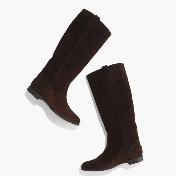 MADEWELL 1937 ARCHIVE Brown Suede Riding Boots size 6 NWOT