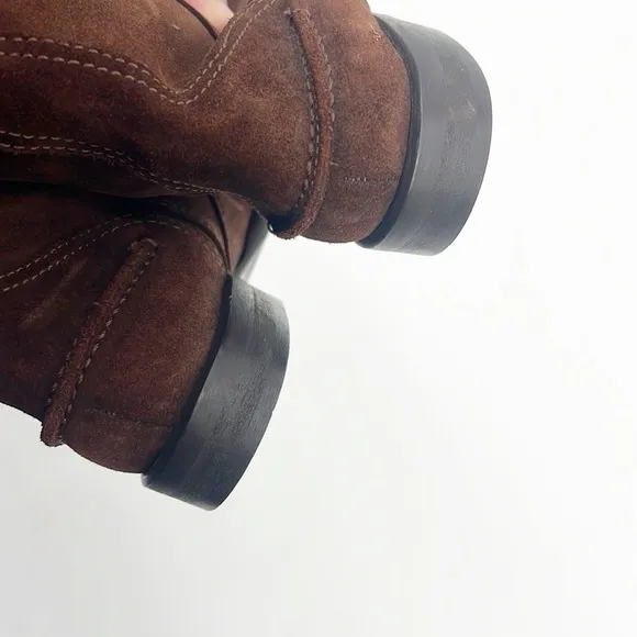 MADEWELL 1937 ARCHIVE Brown Suede Riding Boots size 6 NWOT