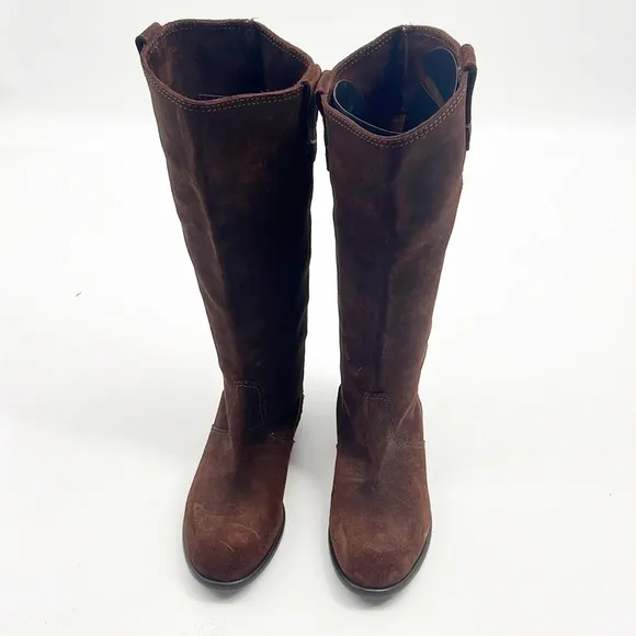 MADEWELL 1937 ARCHIVE Brown Suede Riding Boots size 6 NWOT