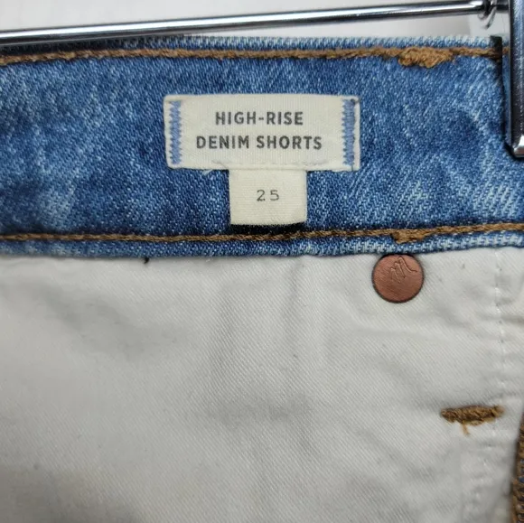 Madewell The High-Rise Denim Shorts Madewell Shorts Size 25