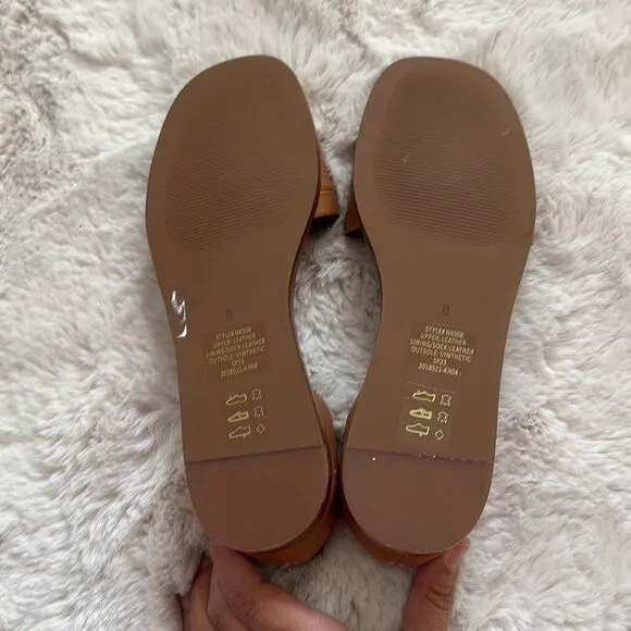 Madewell The Nelda d'Orsay Flat Desert Camel Size 8