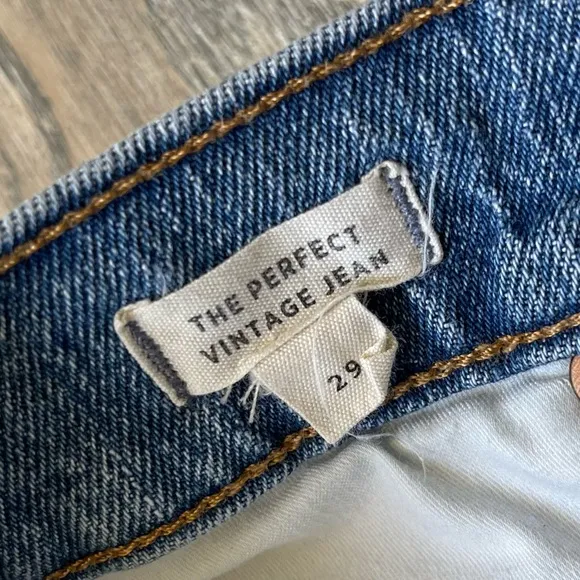Madewell the perfect vintage jean medium denim size 29 Women