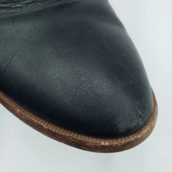 Madewell The Rosie Ankle Boots 8 Womens Booties Zip Up Black