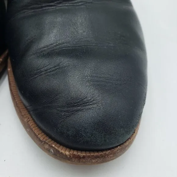 Madewell The Rosie Ankle Boots 8 Womens Booties Zip Up Black