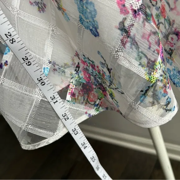 Maeve Anthropologie Peony Garden Floral Textured Dress | Size 4 | Derby, Shower