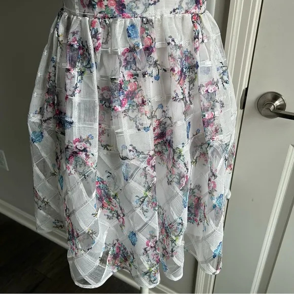 Maeve Anthropologie Peony Garden Floral Textured Dress | Size 4 | Derby, Shower