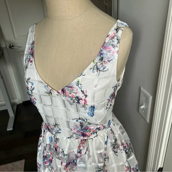 Maeve Anthropologie Peony Garden Floral Textured Dress | Size 4 | Derby, Shower