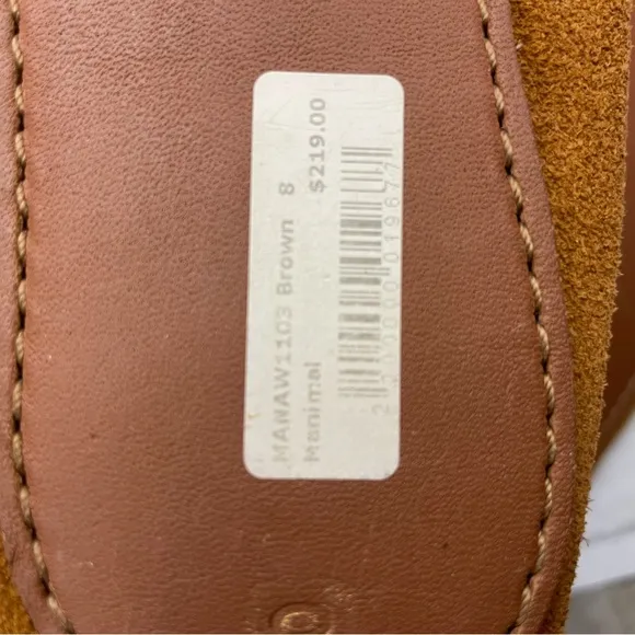 Maninal Women’s Tan MoccasinsSize 8