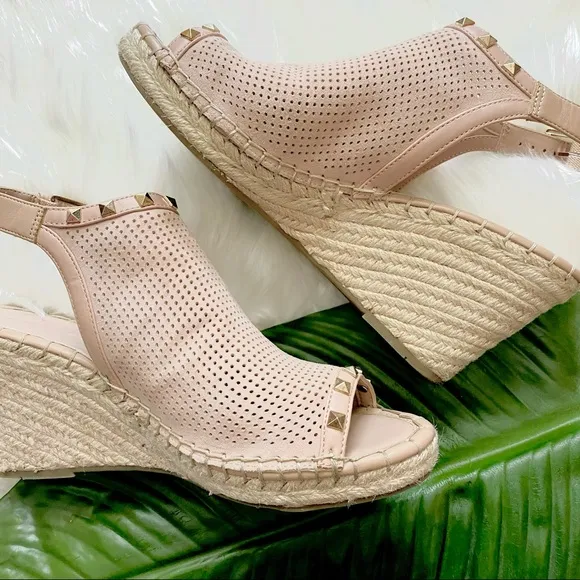 Marc Fisher | Blush Pink Senton Espadrille Wedges