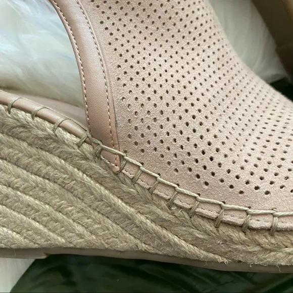 Marc Fisher | Blush Pink Senton Espadrille Wedges