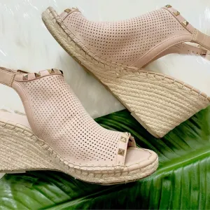 Marc Fisher | Blush Pink Senton Espadrille Wedges