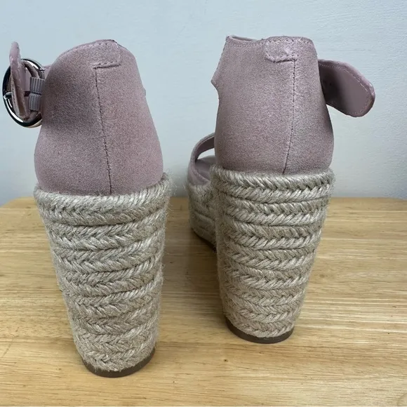 Marc Fisher LTD Alita Leather Espadrille Wedges