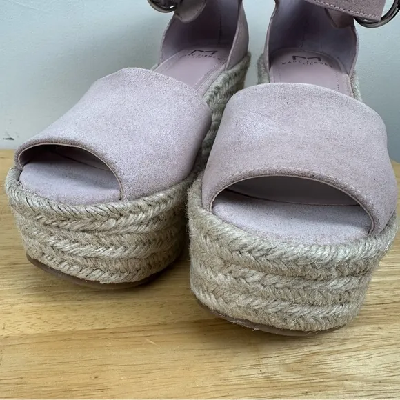 Marc Fisher LTD Alita Leather Espadrille Wedges