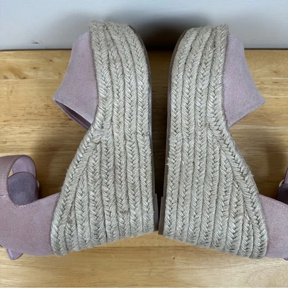 Marc Fisher LTD Alita Leather Espadrille Wedges
