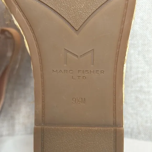 MARC FISHER LTD NELLY ANKLE STRAP SUEDE WOMENS  ESPADRILLE WEDGES **NWT**