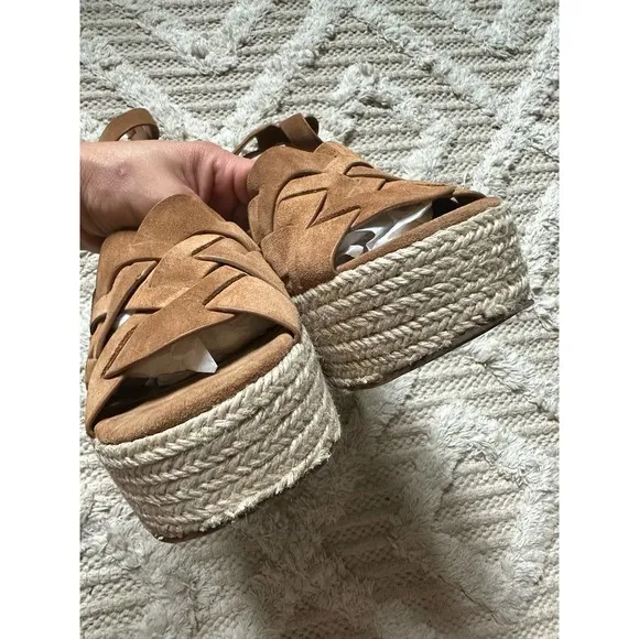 Marc Fisher LTD Oaten Espadrille Wedges Size 9.5