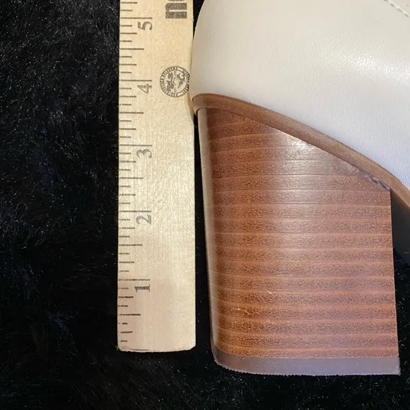 Marc Fisher Meyana Slouch Heeled Over the Knee Boots, Ivory, Size 9, EUC,