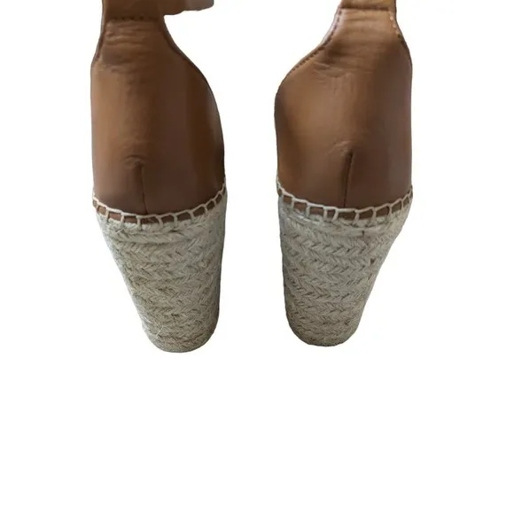 Marc Fisher NWOB Wedges Sandal Suede Leather sz10 Adalyn‎ Espadrille