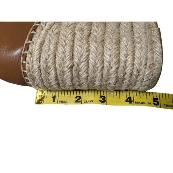 Marc Fisher NWOB Wedges Sandal Suede Leather sz10 Adalyn‎ Espadrille