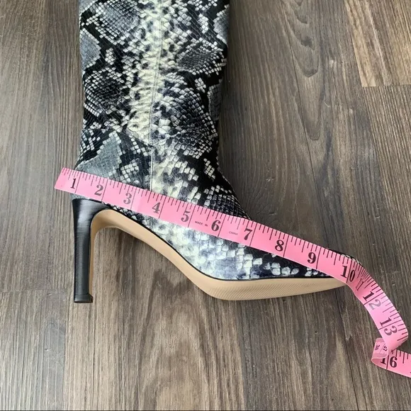 Marc Fisher NWT Zadia2 Animal Print Knee Heeled Boots