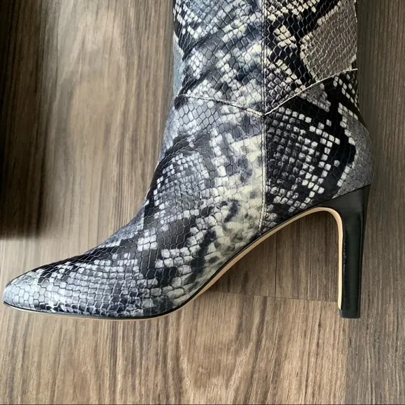 Marc Fisher NWT Zadia2 Animal Print Knee Heeled Boots
