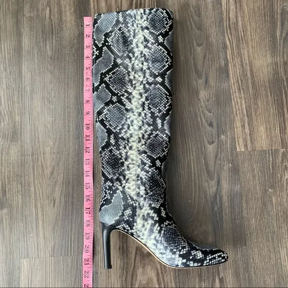 Marc Fisher NWT Zadia2 Animal Print Knee Heeled Boots