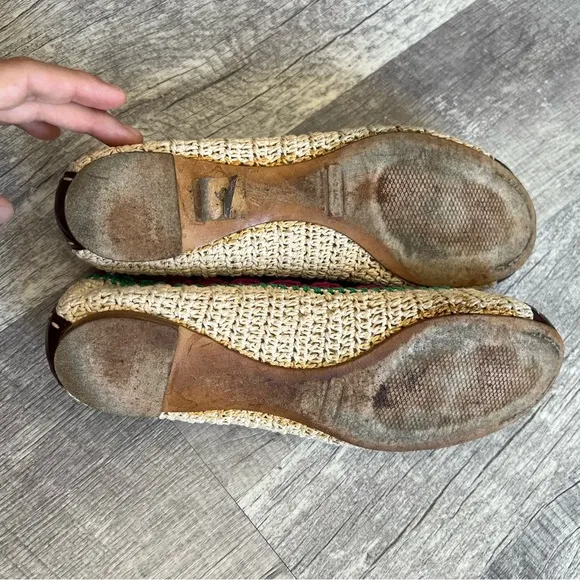 Marc Jacobs Crotchet Flats Leather Size 38