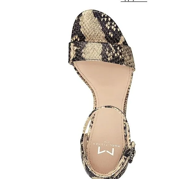Marc Fisher Ltd Leather Open Toe Sandal