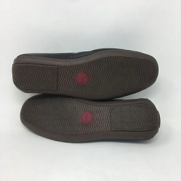 Marc Joseph Men's Shoes Brown Size  7 Mulberry St. Leather Driving Shoe Textured