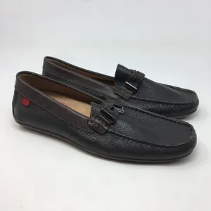Marc Joseph Men's Shoes Brown Size  7 Mulberry St. Leather Driving Shoe Textured