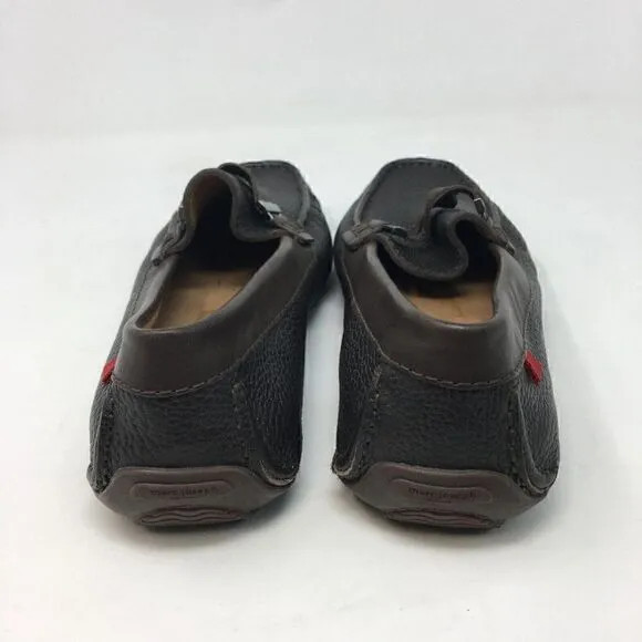 Marc Joseph Men's Shoes Brown Size  7 Mulberry St. Leather Driving Shoe Textured