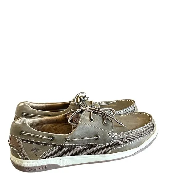 Margaritaville NEW Men's Leather Boat Shoe Size 13