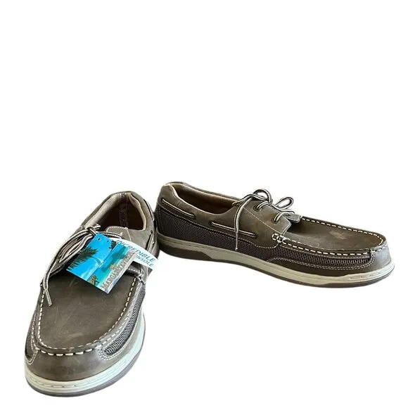 Margaritaville NEW Men's Leather Boat Shoe Size 13