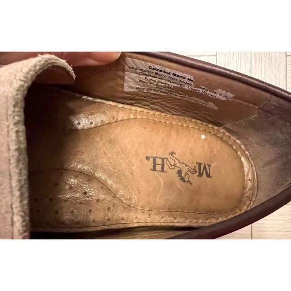 Mario Hernandez moccasins. Great condition. Men’s size 11 per measurement in pic