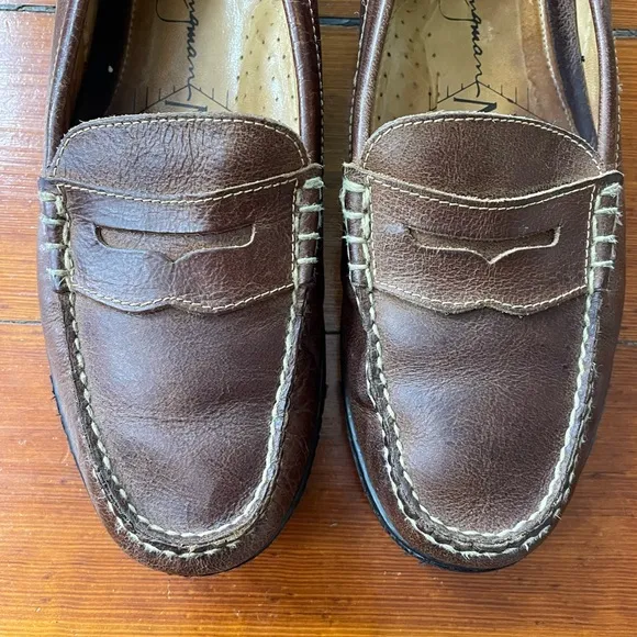 Martin Dingman Monte Carlo Penny Loafers Driving Moccasins - Sz 10.5 🧡🎀