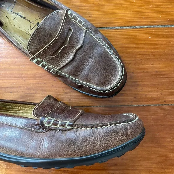 Martin Dingman Monte Carlo Penny Loafers Driving Moccasins - Sz 10.5 🧡🎀