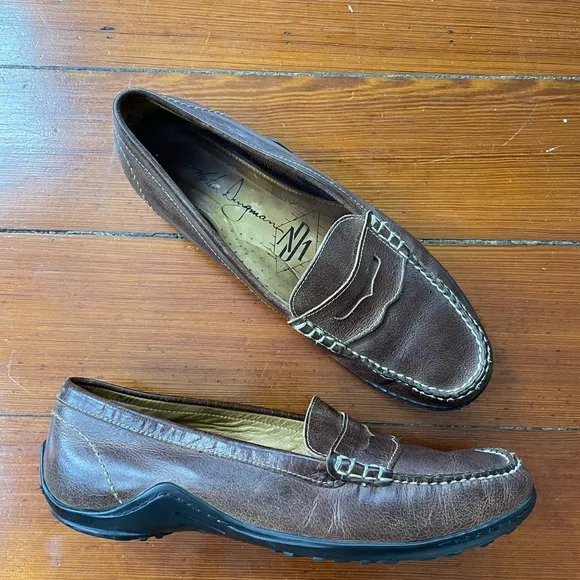 Martin Dingman Monte Carlo Penny Loafers Driving Moccasins - Sz 10.5 🧡🎀