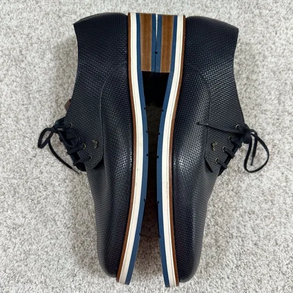 Martinelli Leather Textured Derby Shoes