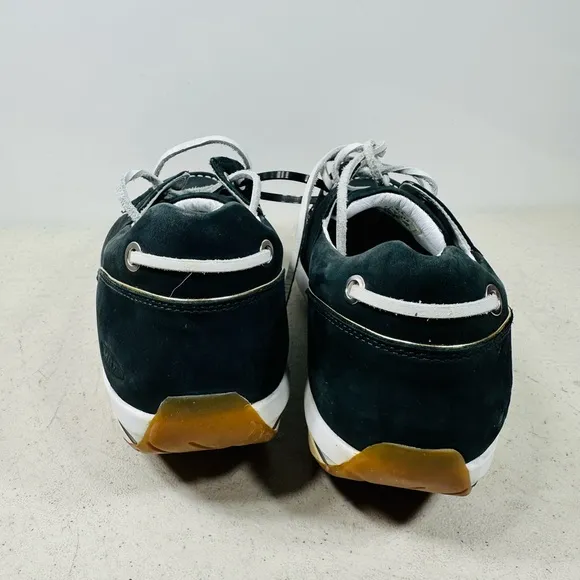 MBT Kheri Leather Boat Rocker Toning Shoes Womens Size 8-85 Navy Blue 400270-12