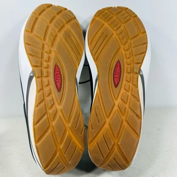 MBT Kheri Leather Boat Rocker Toning Shoes Womens Size 8-85 Navy Blue 400270-12