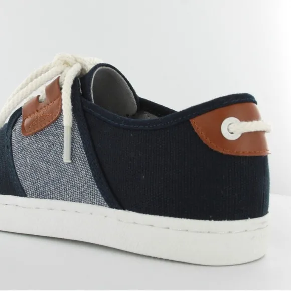 MEN’S ARMISTICE DRONE ONE CLOUD SNEAKER IN BLUE-MARINE W/ LEATHER DETAIL