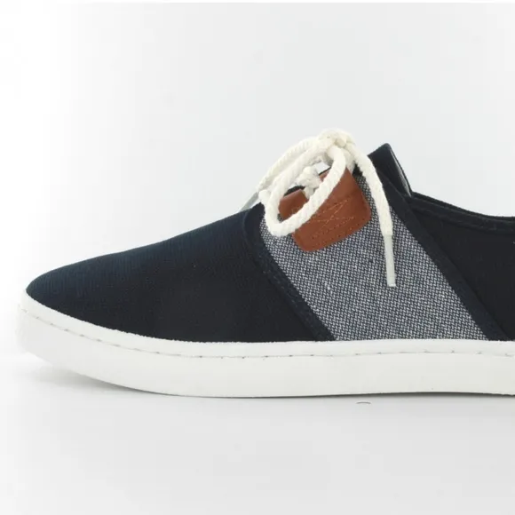 MEN’S ARMISTICE DRONE ONE CLOUD SNEAKER IN BLUE-MARINE W/ LEATHER DETAIL