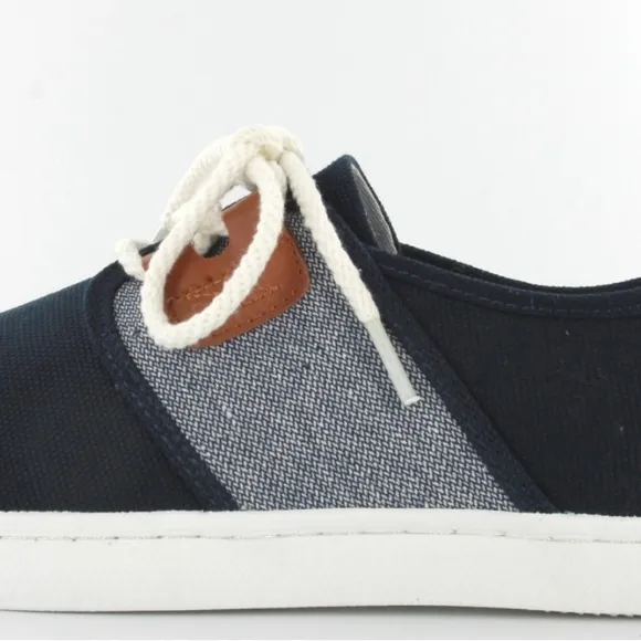 MEN’S ARMISTICE DRONE ONE CLOUD SNEAKER IN BLUE-MARINE W/ LEATHER DETAIL