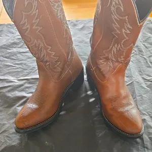 Men's Brown Double H Western Boots