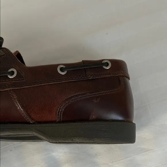 Men's Brown Leather Boat Shoes