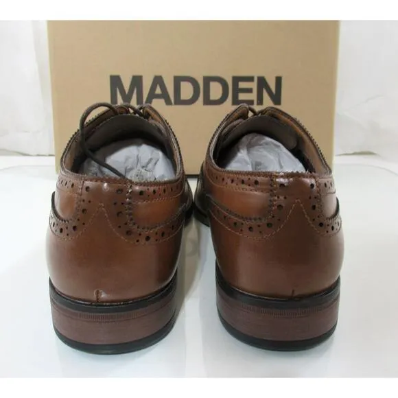 Men's Madden By Steve Madden Japlin Cap Toe Oxford Lace Up Shoes Cognac Size 10