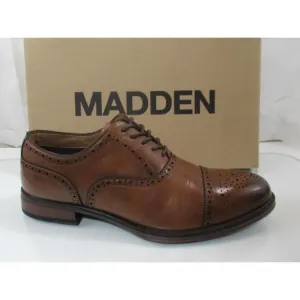 Men's Madden By Steve Madden Japlin Cap Toe Oxford Lace Up Shoes Cognac Size 10