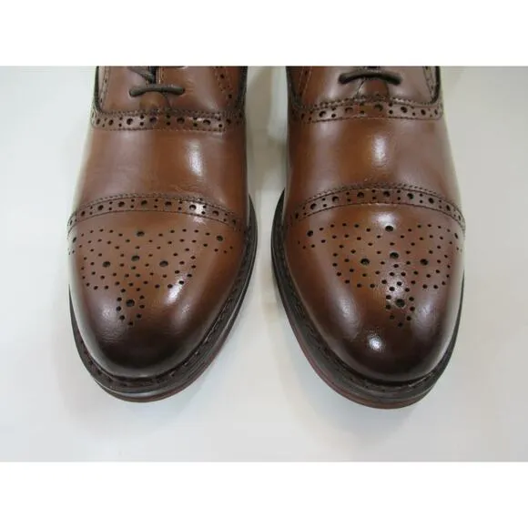 Men's Madden By Steve Madden Japlin Cap Toe Oxford Lace Up Shoes Cognac Size 10