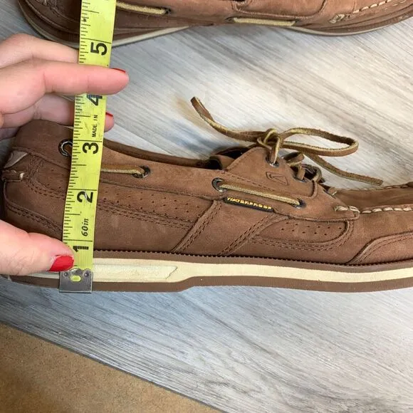 Mens Newport Keen Size 12 Boat Shoes Walking Athletic Brown Loafer Leather Dress