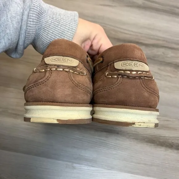 Mens Newport Keen Size 12 Boat Shoes Walking Athletic Brown Loafer Leather Dress